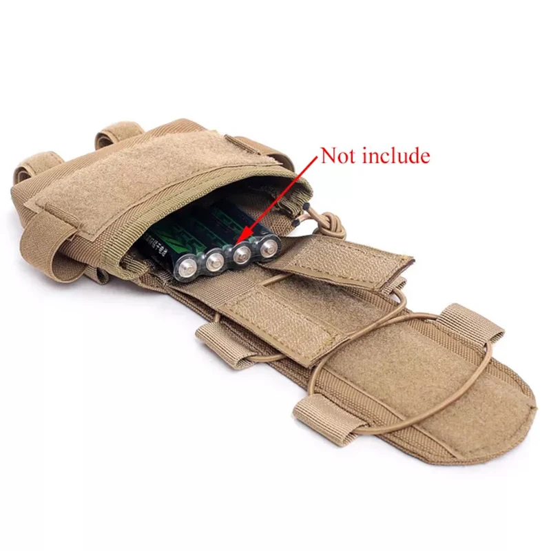 Tactical MK2 Helmet Battery Pouch: Lightweight, Durable, and Versatile for Outdoor Adventures Water-Resistant, Durable