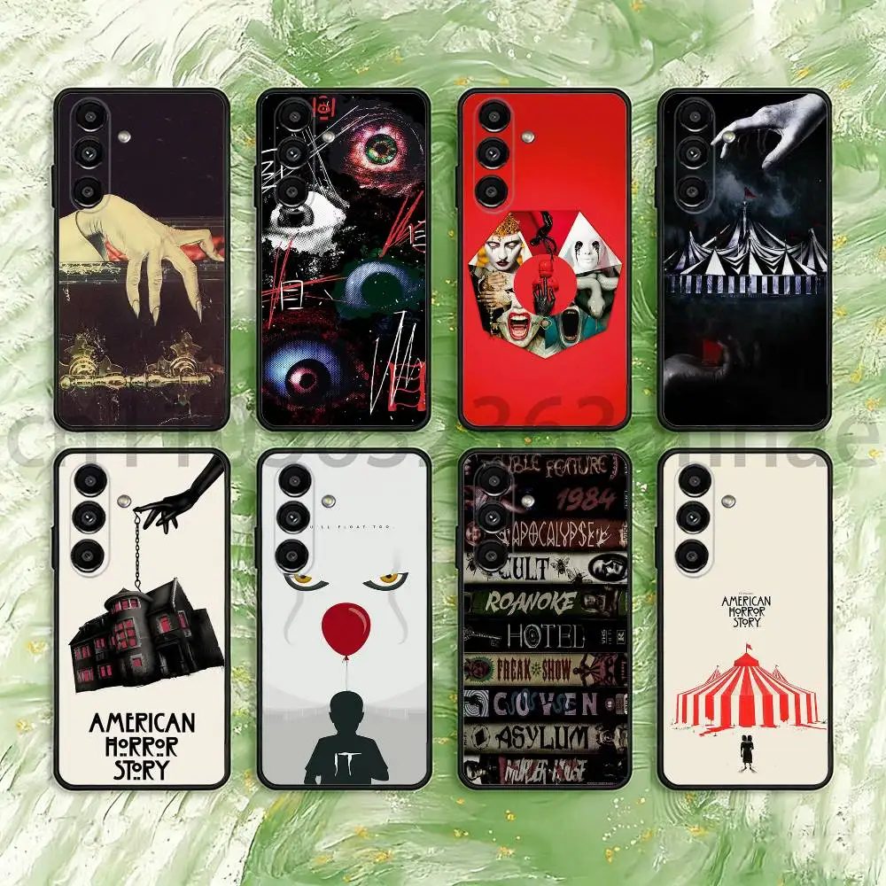 AHS American Horror Story  Phone Case For Samsung S25,24,23,22,21,S20,Ultra,Plus,FE Black Soft Cover