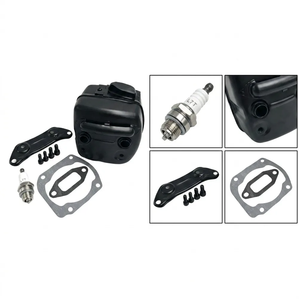 For Hus372 For Chainsaws Engine Accessory Noise Reducer Black Easy Installation Noise Canceling Harsh Conditions