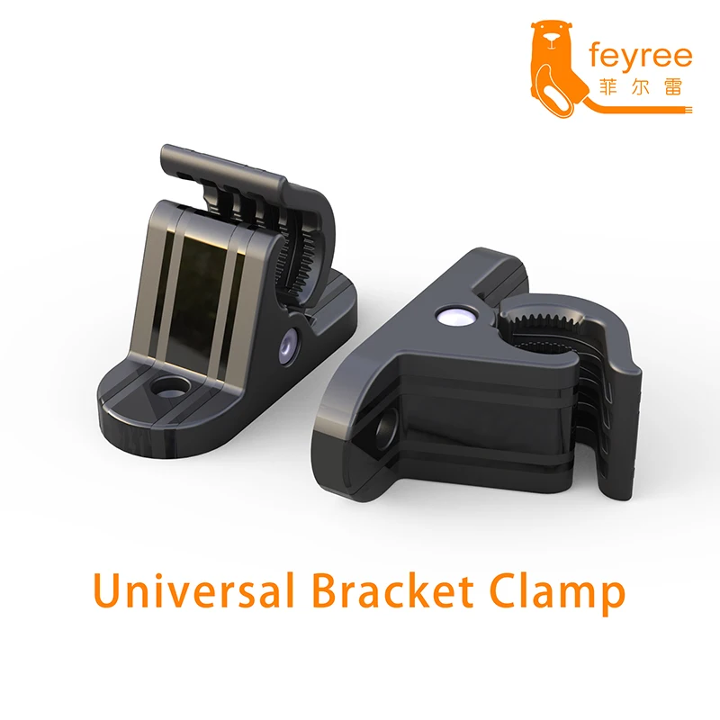 Feyree Universal Bracket Clamp Type 1 J1772 Type 2 Fixed Clip Screw Mount Holder Stand 2pcs for Portable EV Charger Electric Car
