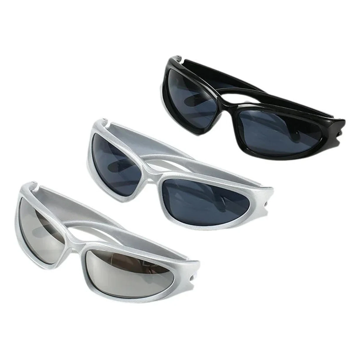Nuevas gafas de sol Retro Y2k Millennium Wind Purple para mujer, gafas de sol con fotos divertidas para personas mayores, gafas de sol para hombre, gafas de sol para mujer
