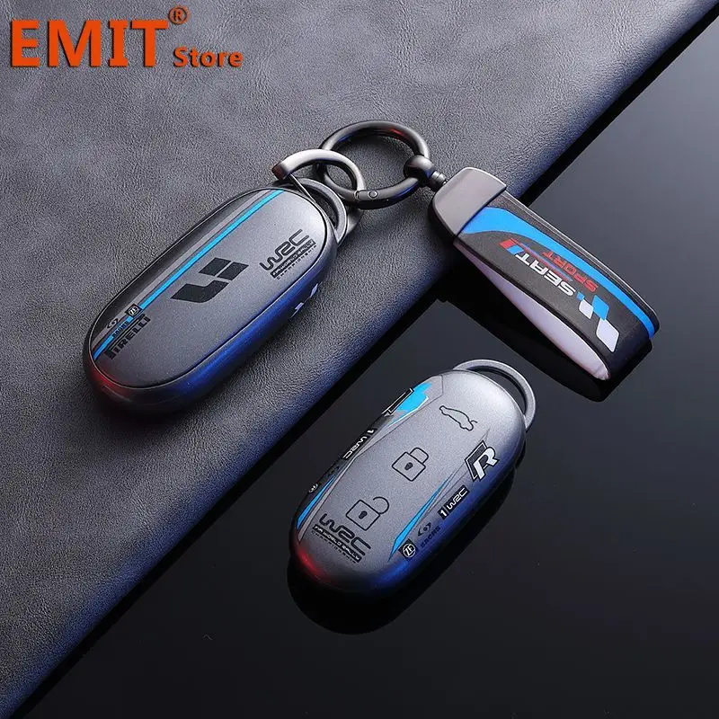 Key Fob Case for Leading Ideal One Li Auto Lixiang L7 L8 L9 MAX 2023 2024 Car Smart Remote Protection Cover Keychain Accessories