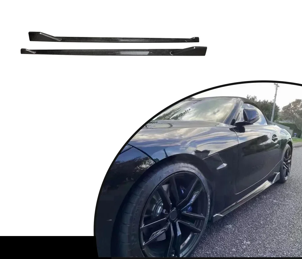 Carbon Fiber Side Skirts Extension For BMW Z4 G29 M40i Convertible 2-Door 2017-2020