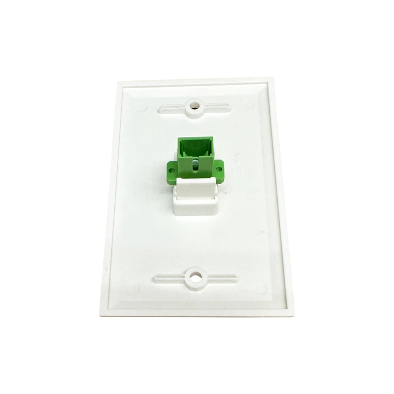 1 Port Fiber Wall Plate SC APC Simplex Fiber Optic Wall Plate Optical Wall Plate