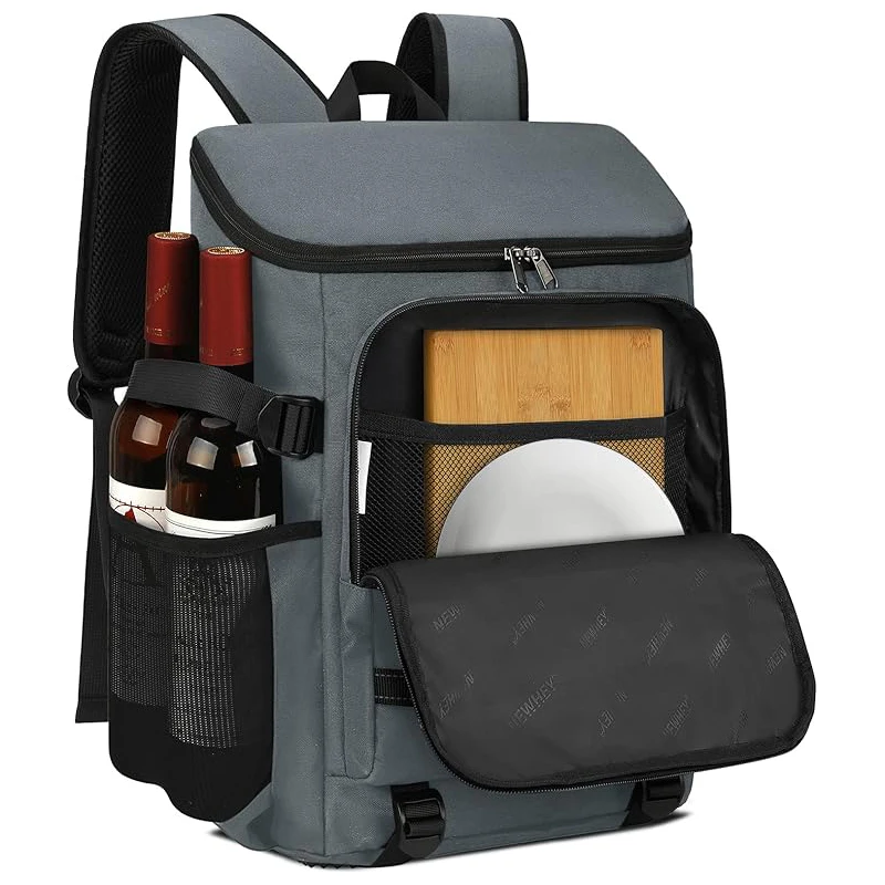 Travel Cooler Backpack Waterproof Insulated Ice Chest Backpack Thermal Leakproof Cooler Lunch Backpack for Picnics Camping Hikin
