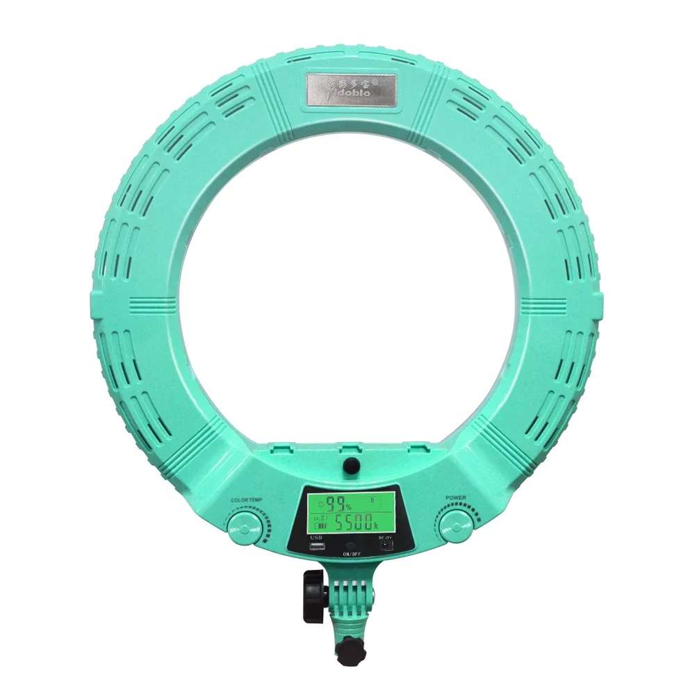 

Yidoblo AX-480EII LCD Screen RC Makeup Tattoo Photography Ring Lamp 18" 240PCS LED Ring Light Bio-color Adjustable LED Lamp Kit