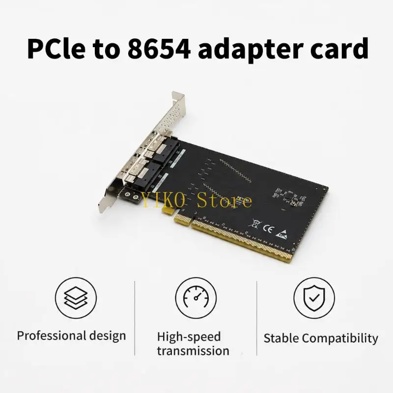 K32C Drive Link Card for PCIe to SFF-8654 Storage Growth and Internal Part Use