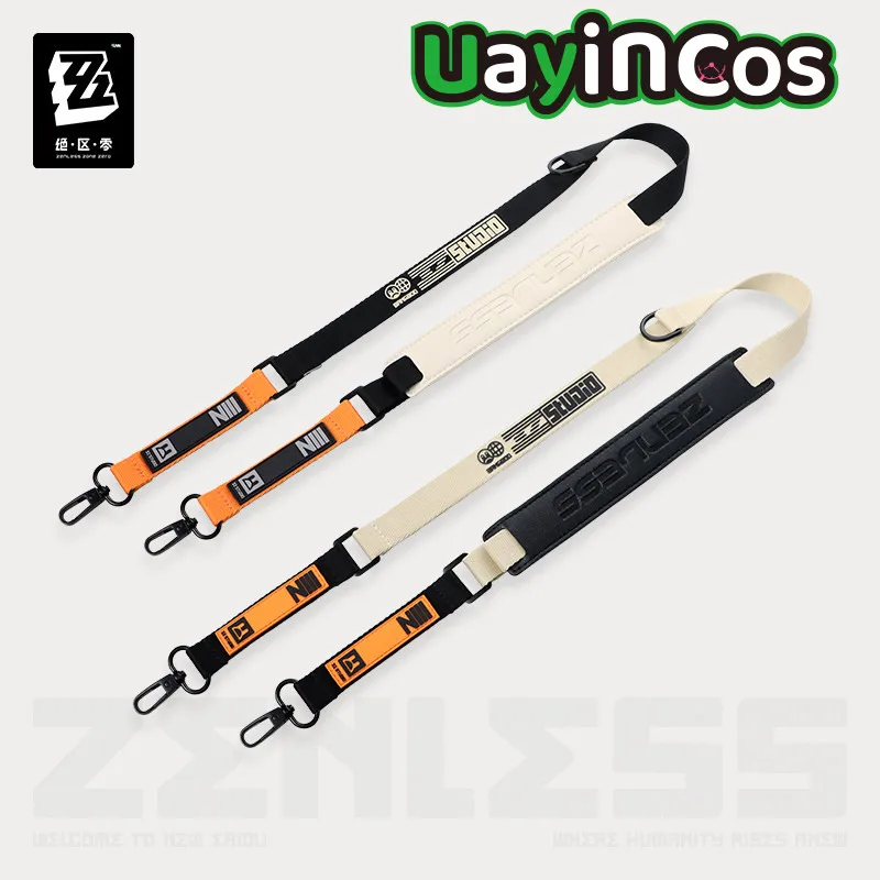 

Original ZZZ Zenless Zone Zero Phone Lanyard Adjustable Cord Clip Hang Anti-lost Wrist Strap Urban Kit Series Anime Game Toy Ki