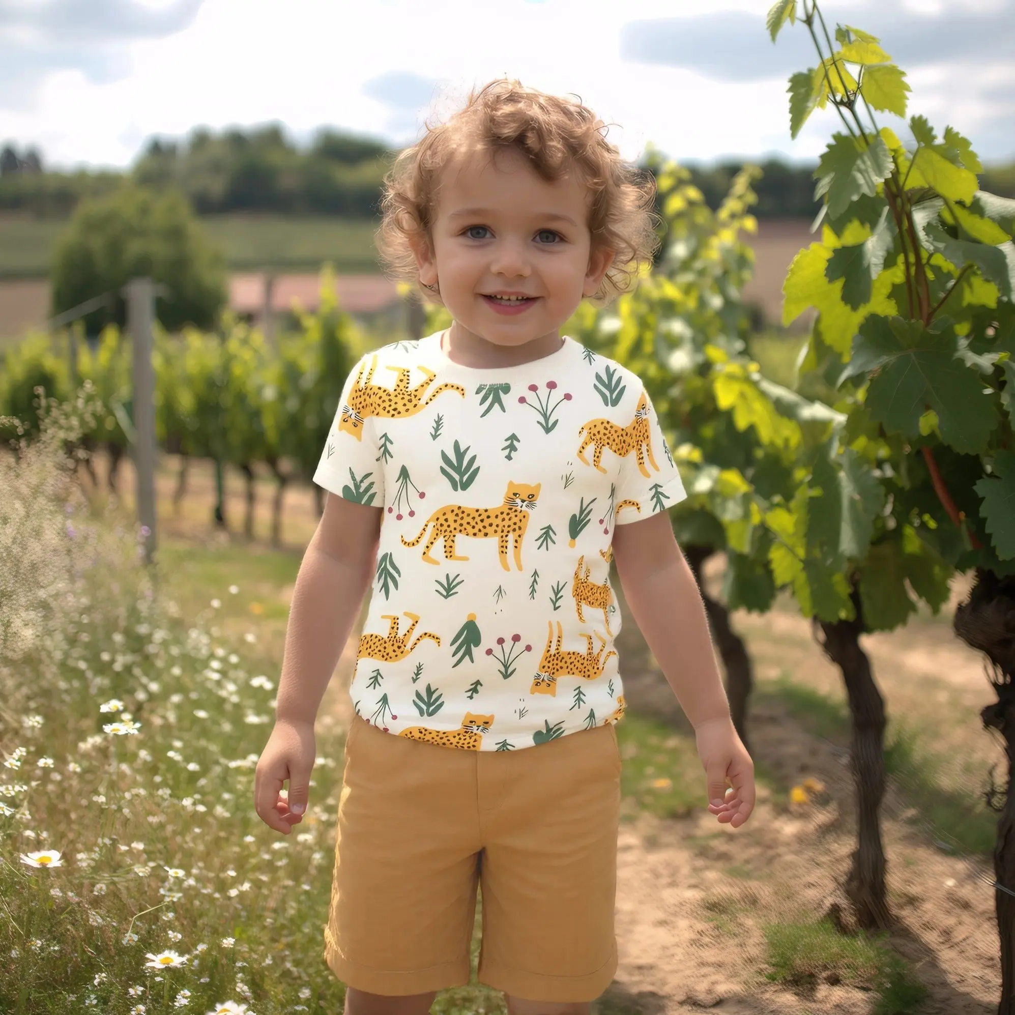 

Sanlutoz Cute Baby Boys Clothing Sets Short Sleeve Summer Animal Pattern Casual Infants Boys Clothing 2pcs