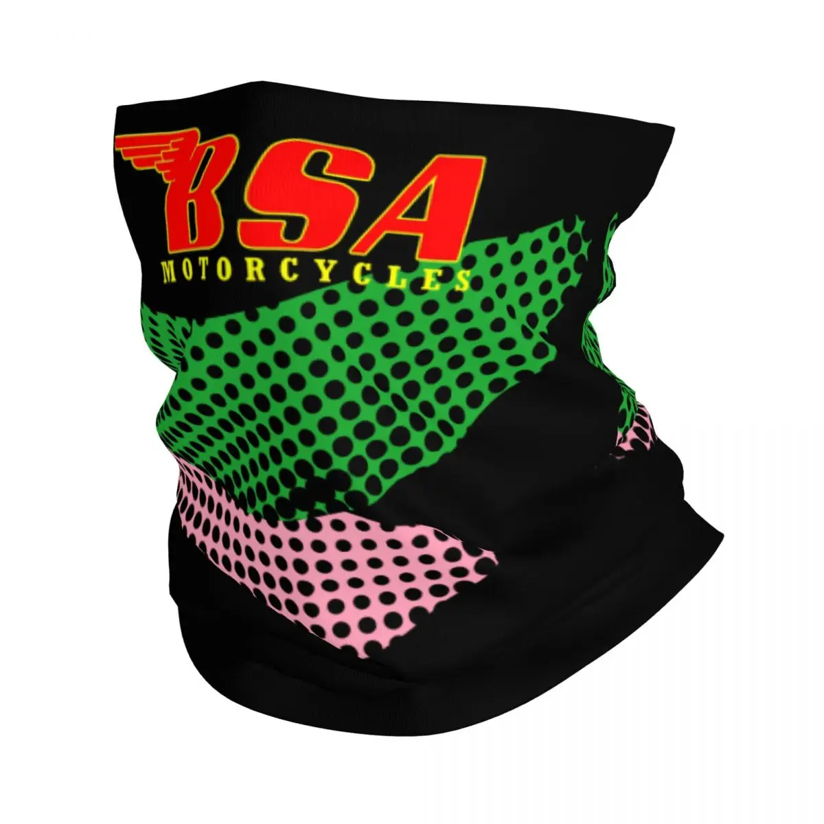 Eccentric Bandana Neck Cover Printed Motor Motocross Bsa Motorcycles Wrap Scarf Cycling Scarf Hiking Unisex Adult Washable