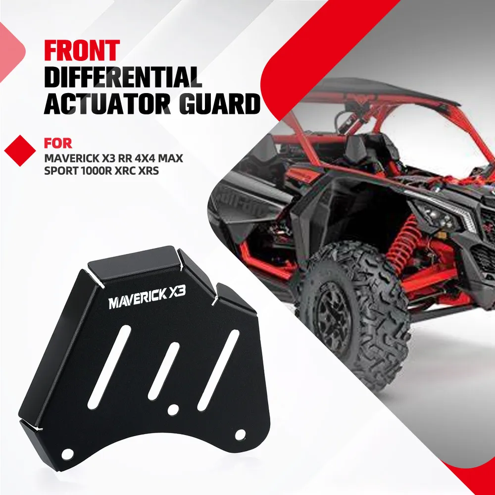 

UTV For Can Am Maverick X3 RR 4x4 Front Differential Actuator Guard Maverick X3 Max Sport 1000R XRC XRS Additional Components