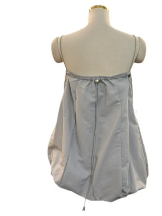 Schickes schulterfreies Blumendruck Dr. Damen Sommer New Vaion Sle Strapl Ort Rock Casual Ele Kleid