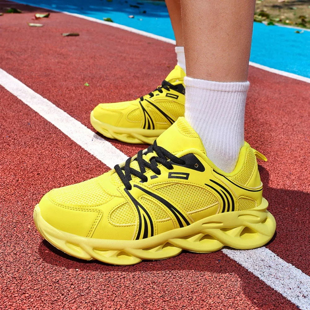 

2026 Fried Dough Twists soled sports casual shoes Men's shoes Breathable mesh shoes Running shoes