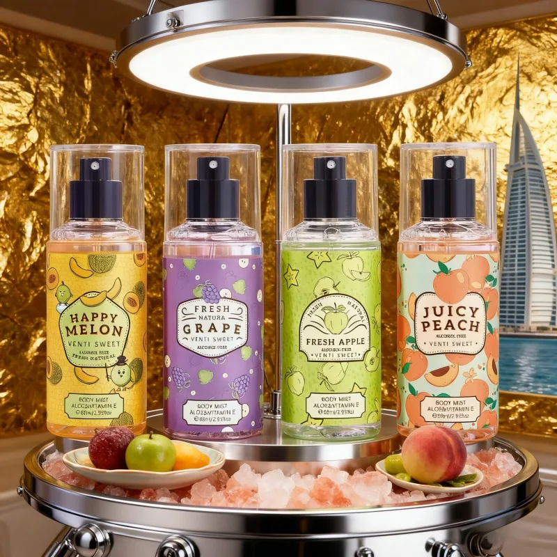 Fruit Fragrance Spray Series | 4 Scents: Honeydew / Green Apple / Grape / Peach | For Daily Commute / Dating Touch-up / Home Fra