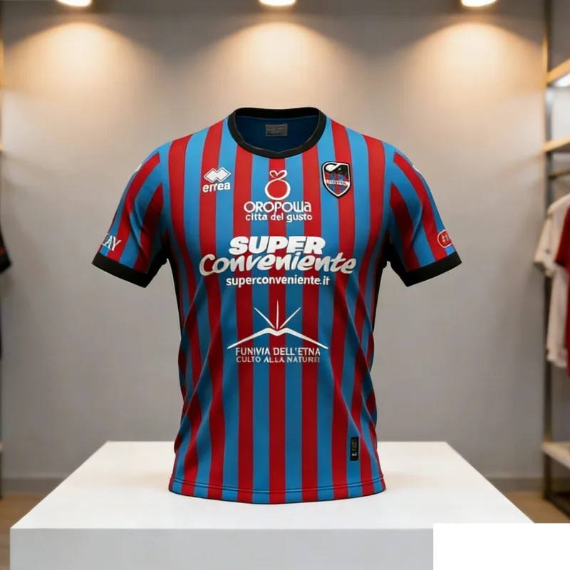 Nova Tendência de Verão 2026: Camisetas Unissex do Clube Catania de Secagem Rápida, Respiráveis, Confortáveis e Absorventes de Suor para Família e Crianças
