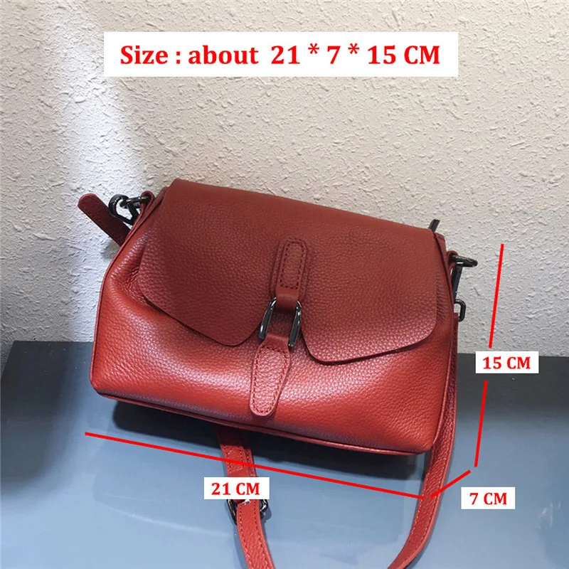 UBELLIN 2024 Genuine Leather Crossbody Bags for Women Small Cross Body Bag Ladies Korean Style Luxury New Shoulder Messenger Bag