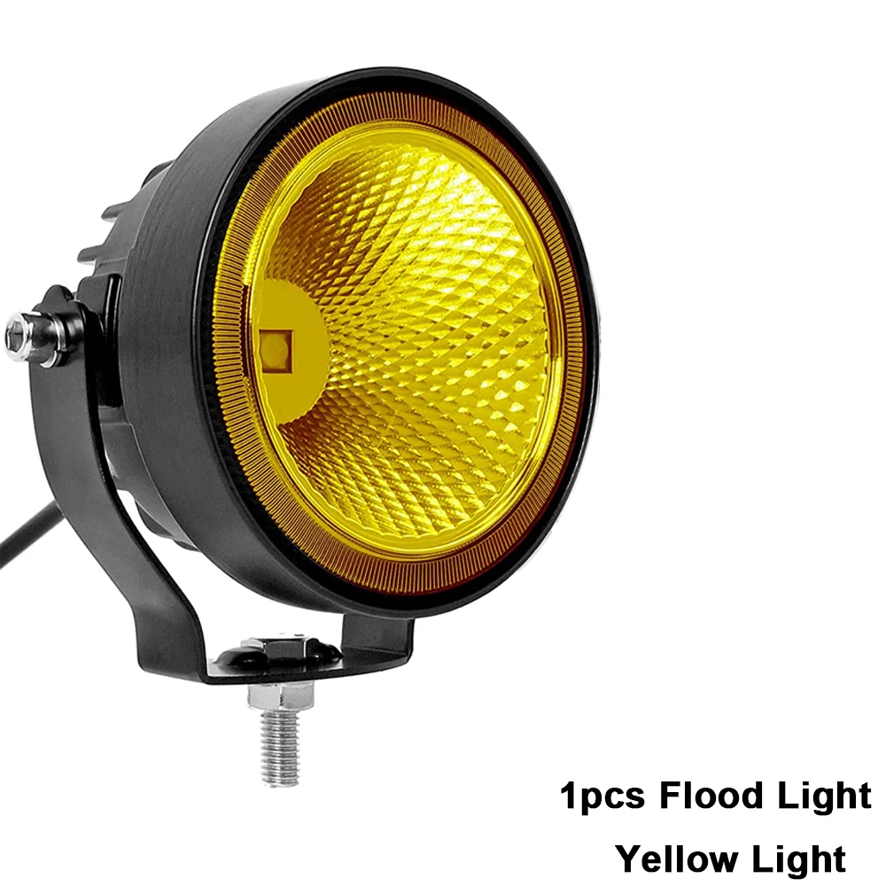 NLpearl 2 stks 12 V 24 V Led Verlichting Offroad 4 Inch Ronde Spots Mistlamp Voor Auto ATV Crossmotor pick-up Boot Motorfiets