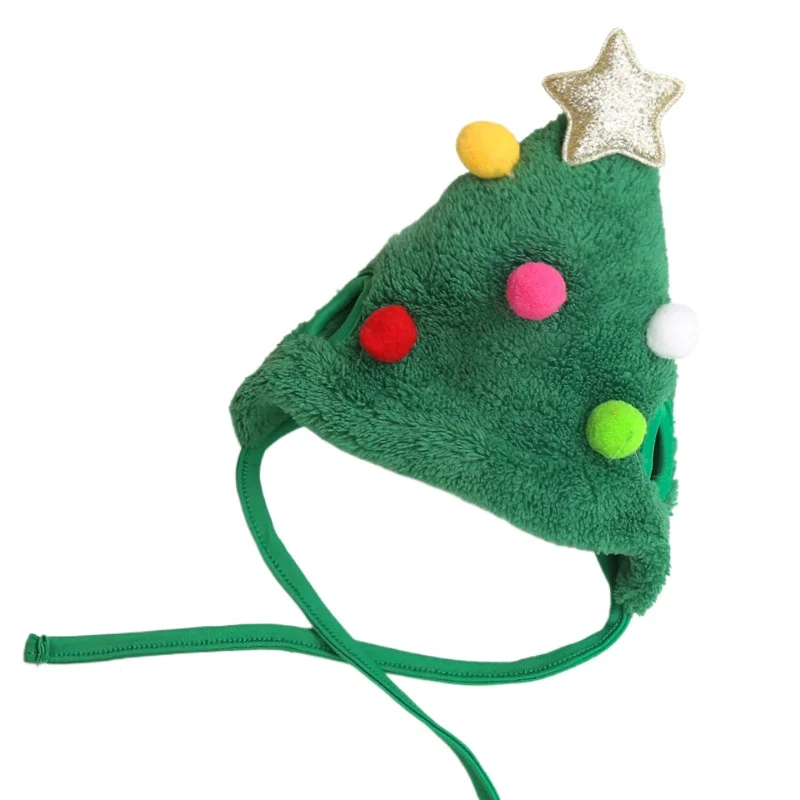 Dogs, Cats, Pets, Christmas Hats, Saliva Towels, Bibs, Teddy, Fadou, Pormeian Autumn and Winter Clothes, Dress Up Supplies