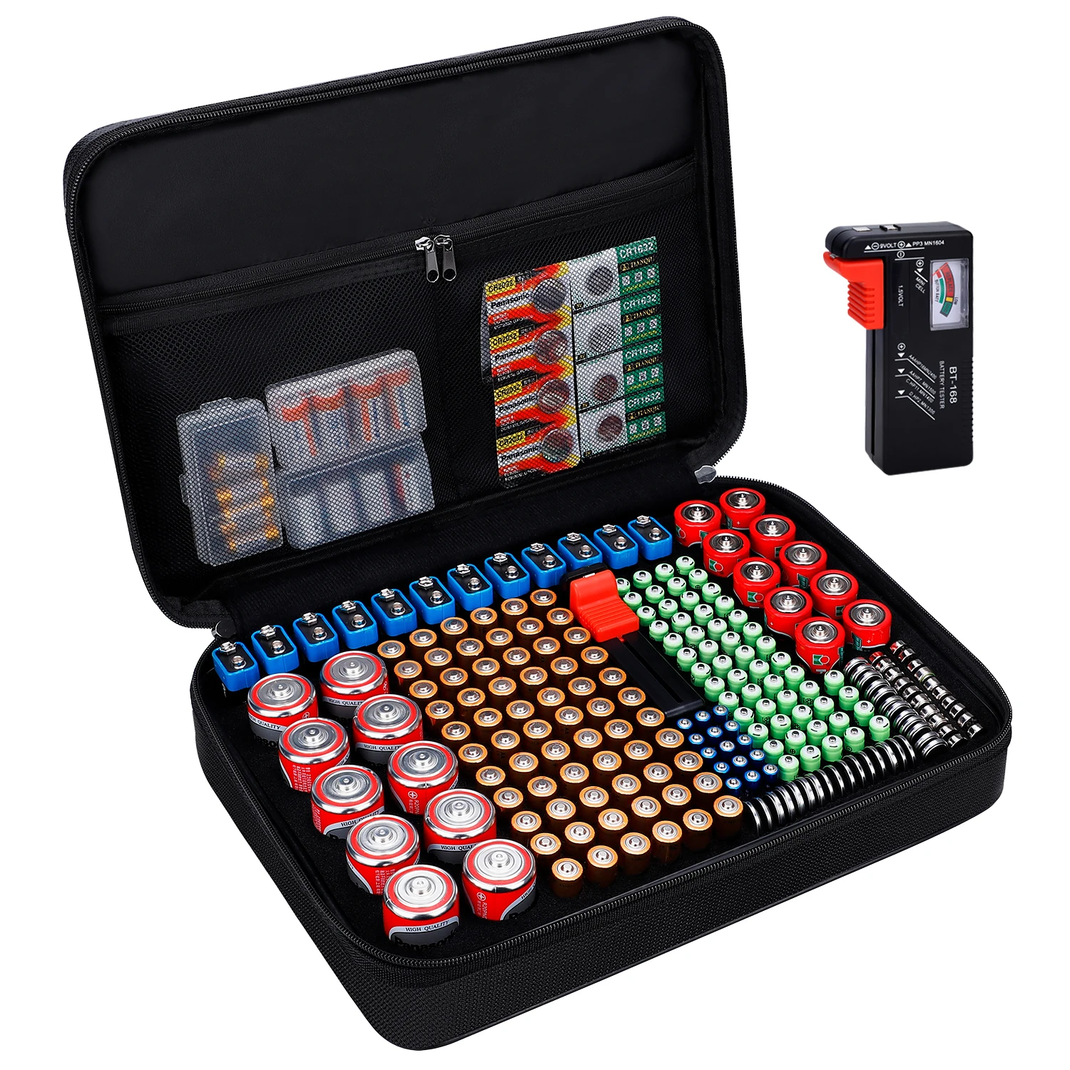 Hot Selling Square Rectangle Fiberglass Large Capacity Battery Organizer Case Multifunction Waterproof Explosionproof Fireproof