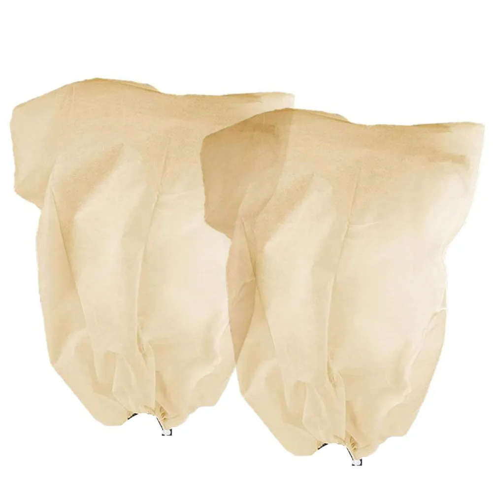 Garden Frost Protection Bags Heavy Duty Fabric Adjustable Lock Perfect for Shielding Your Plants from Cold Weather