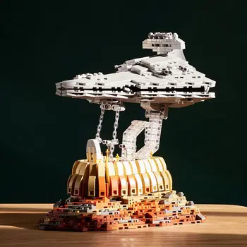 帝國飛越傑達城,星際航空母艦 1563 塊積木飛機模型套裝,適合成人和兒童,是送給孩子的好禮物。 8 最佳銷售 樂高星際大戰UCS - №6