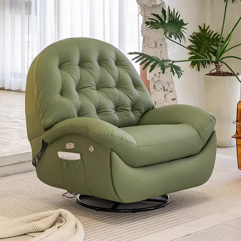 

Strong Swivel Electric Sofa Design Modern Luxury Indoor Apartments Recliner Chairs Oversized Relax Divano Intelligente Furniture