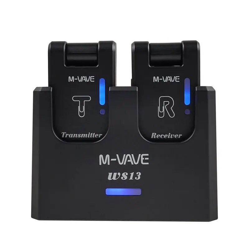 

Беспроводная гитарная система M-VAVE SWS13 5.8ГГц для электрогитары и бас-гитары, передатчик и приемник - PZZW