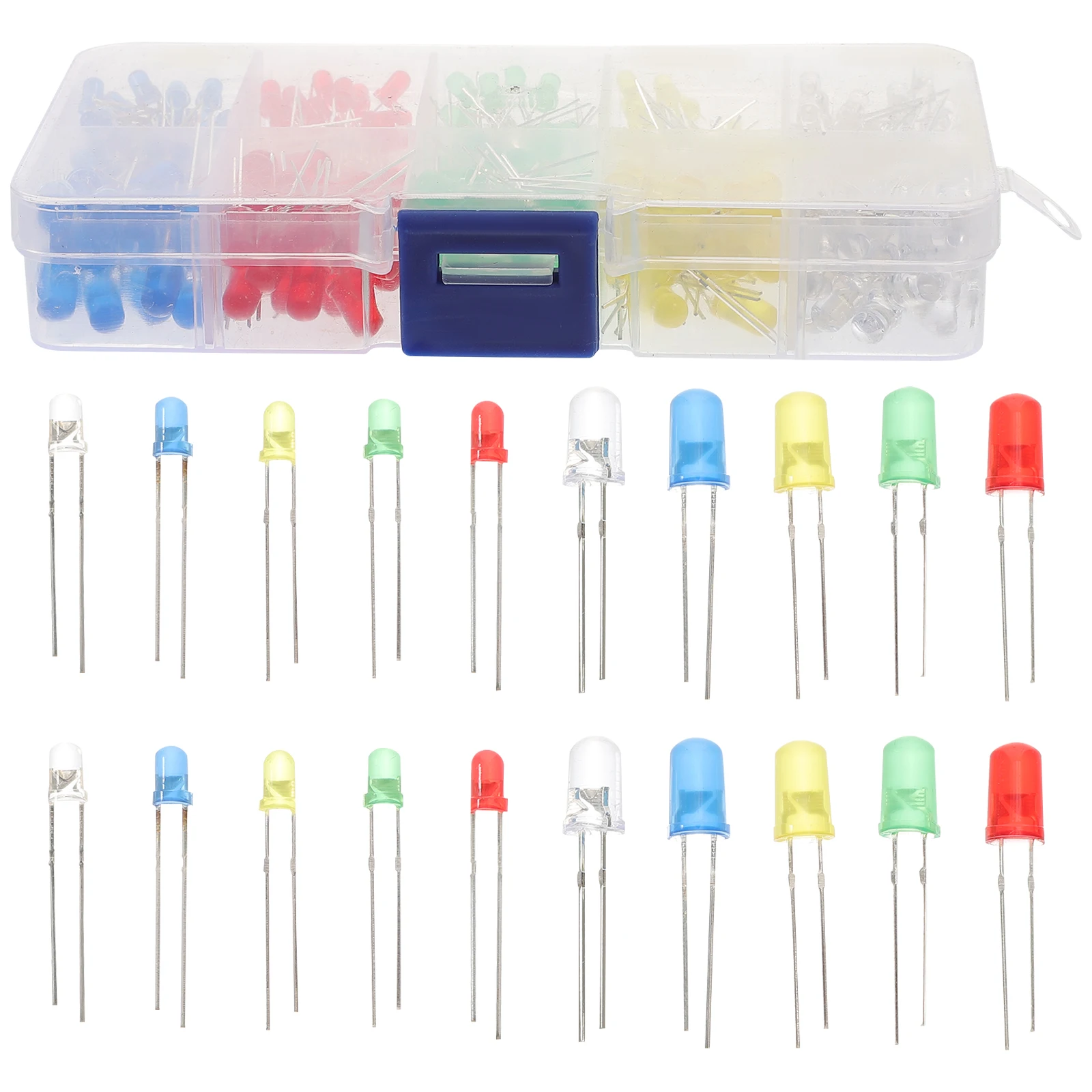 

1 set High Brightness 5Mm Led Diodes Kit Mini Led Lights For Crafts Lamp Parts Low Power Long Lifespan Science Project