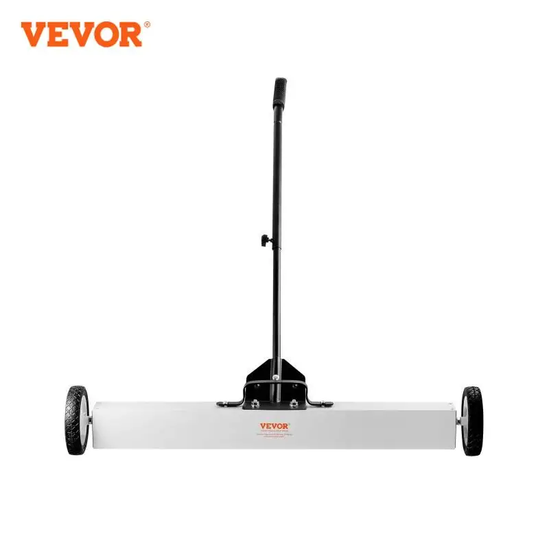 VEVOR 36-Inch Magnetic Sweeper with Wheels 55 lbs Capacity  Telescoping Magnetic Pickup Tool Adjustable for Workshop Garage Yard