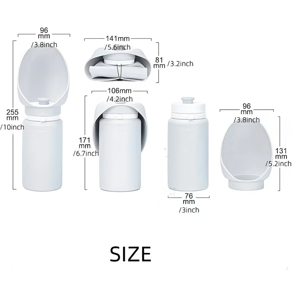 550ml Outdoor Portable Pet Dog Water Bottle Extrusion Large Dog Travel Water Cup Drinking Water Feeder Bowl for Dog Cat - view 2