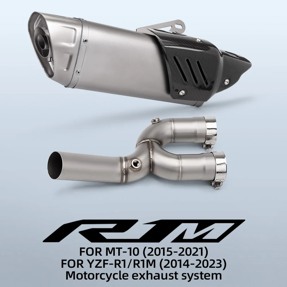 

Yamaha R1 YZF R1 2015 - 2023 Motorcycle Exhaust Pipe System Modified Motorcycle Exhaust Stainless Steel Half Link Muffler Pipe