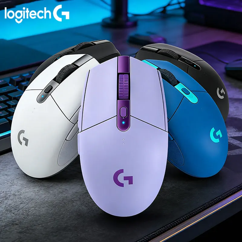

Игровая мышь Logitech G304 с RGB-подсветкой, перезаряжаемая, многофункциональная, для игр, развлечений и офисной работы