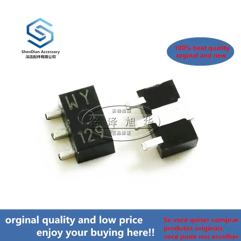 10pcs 100% orginal new best qualtiy KTA1666-Y silk-screen WY SOT-89 PNP PNP Transistors real photo