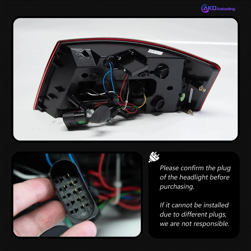 Auto Parts For Audi A6 A6L Taillight 2005-2008 latest Styling Steering signal Brake reversing light Car Accesorios Modified