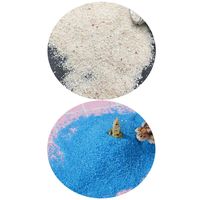 Blue Ocean Sand Aquarium Gravel Fish for Polished Glass Sand for Home Decor Epoxy Resin Mold Fillings Ornamen