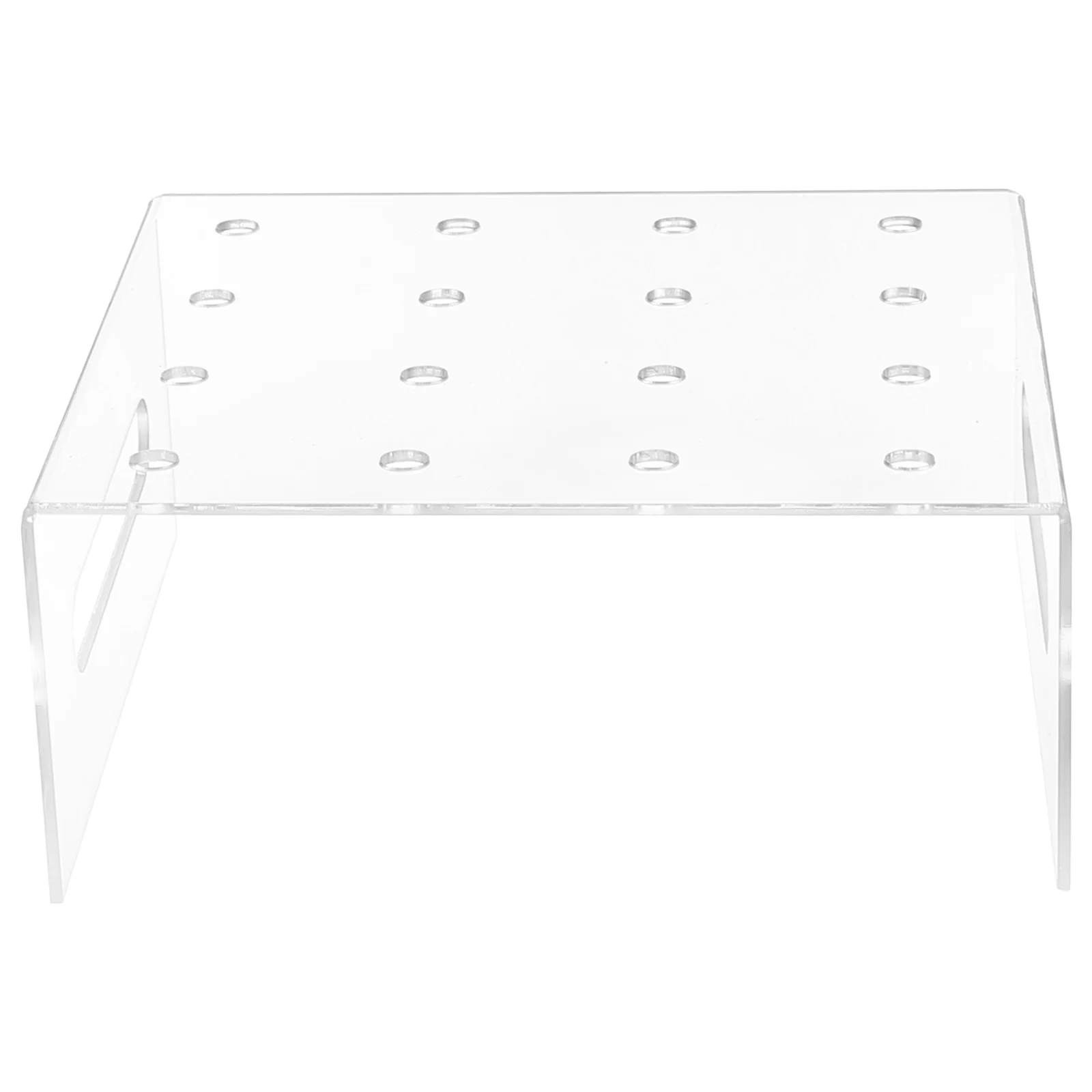 

1pc 16 Holes Acrylic Food Display Stand Push Cake Holder Shelf Lollipop Stand Dessert Rack Home Bakery Coffee Shop