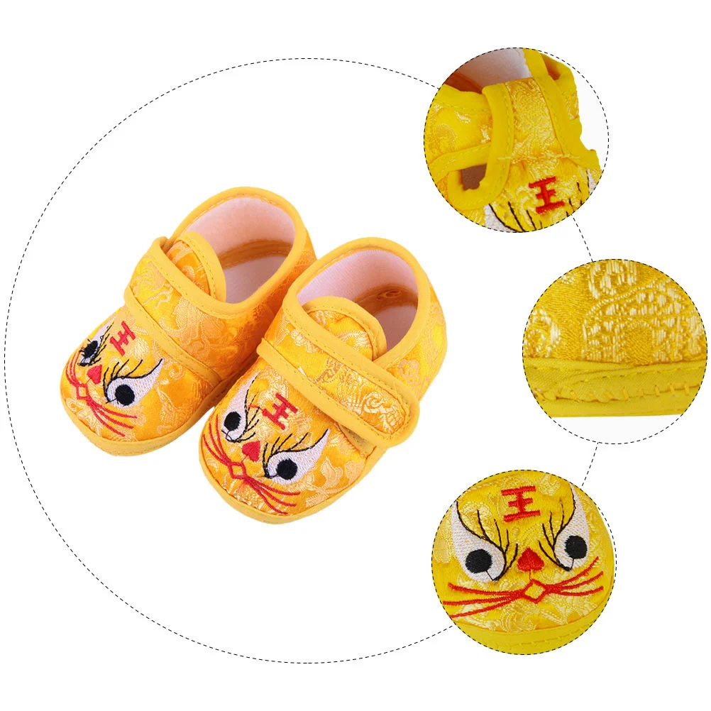 Baby Tiger Shoes Soft Sole Toddler Infant Slippers Cartoon Stylish Lovely Cozy Warm