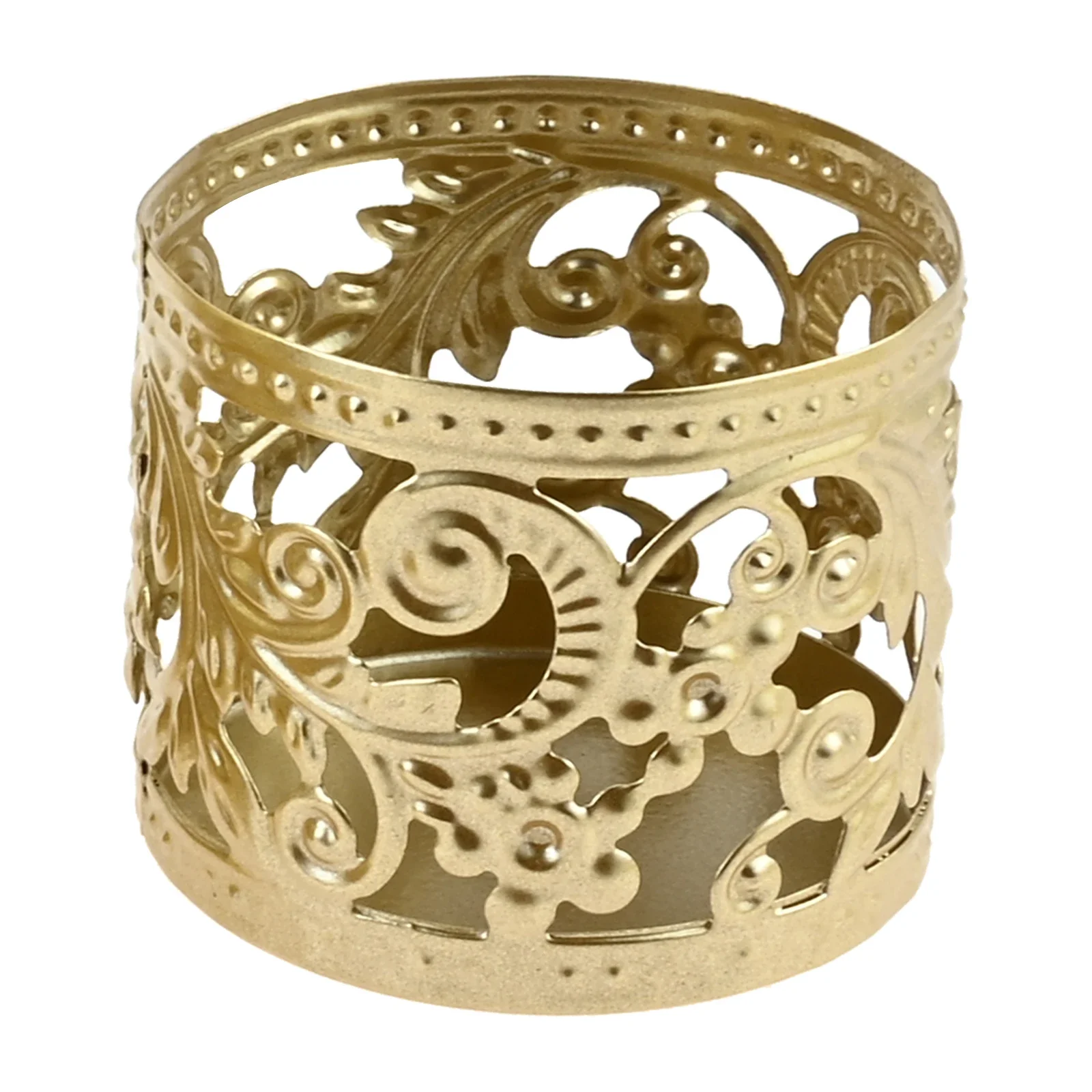 

Fits for Decorating Candlelight Dinners or Weddings Create Romantic Atmosphere 1Pc Golden Geometric Hollow Iron Candle Holder