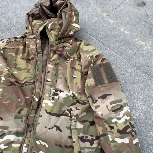 Imagen 2 del producto combate VKBO. 3 MC táctico cálido frío L8 resistente al aire libre invierno camuflaje grueso entrenamiento de Camping para chaqueta de prevención de desgarros