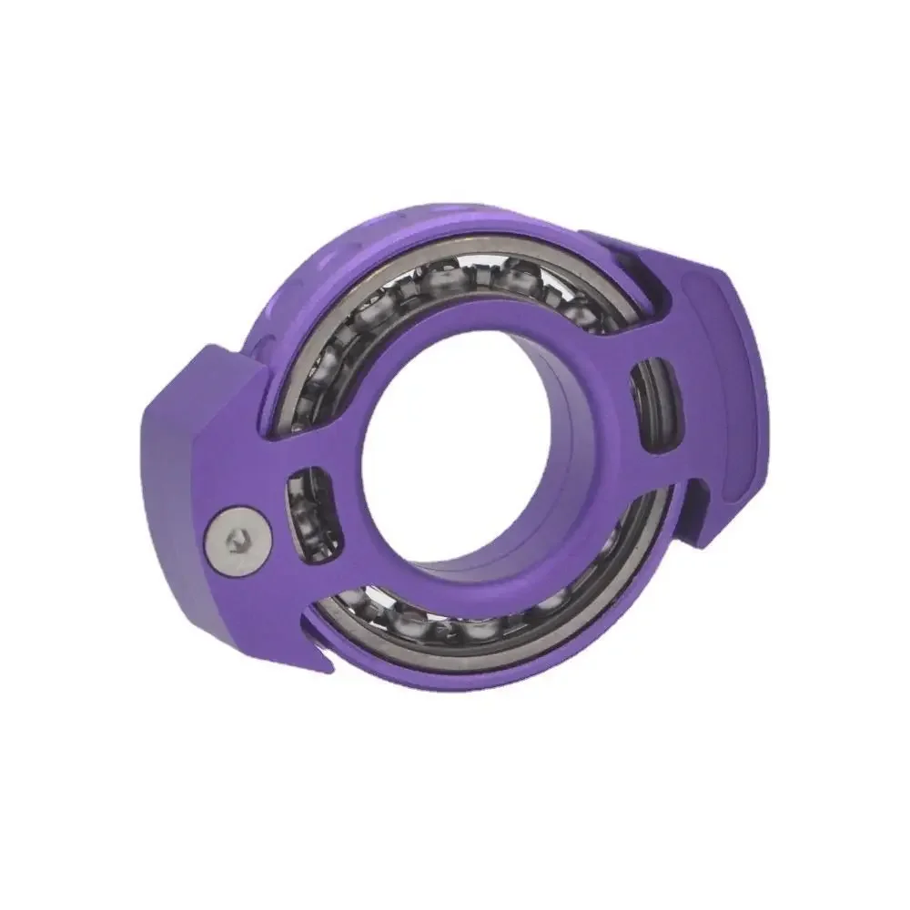 原子核マジックリングチップジャイロスコープ航空アルミ合金金属 EDC 大人の減圧指のおもちゃ