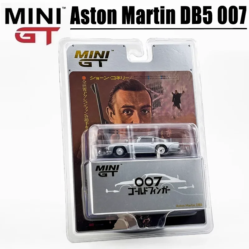 

MINIGT Scale 1/64 Aston Martin DB5 007 Alloy Toy Diecast Metal Model Gift