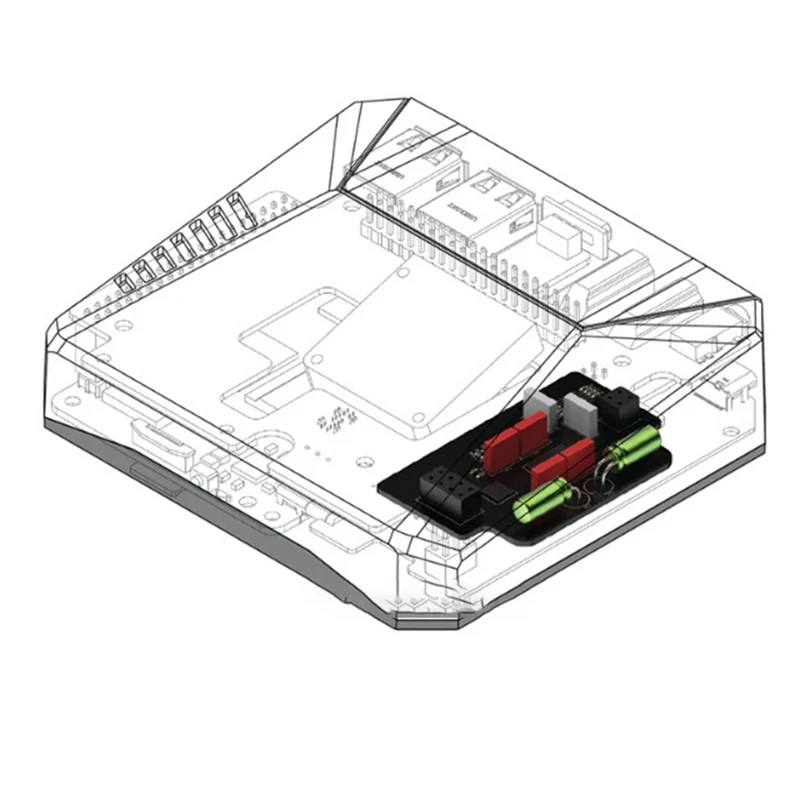 

PI5-CASE-ARGON-ONE Case Built-In Active Cooler For Raspberry Pi5-A36G