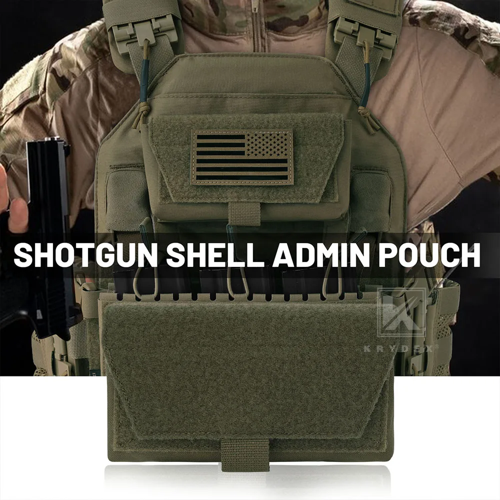 Imagem -05 - Krydex-tactical Molle Shell Munição Pouch Bala Removível Suporte da Bateria Bolsa de Celular Tiro Caça Acessórios