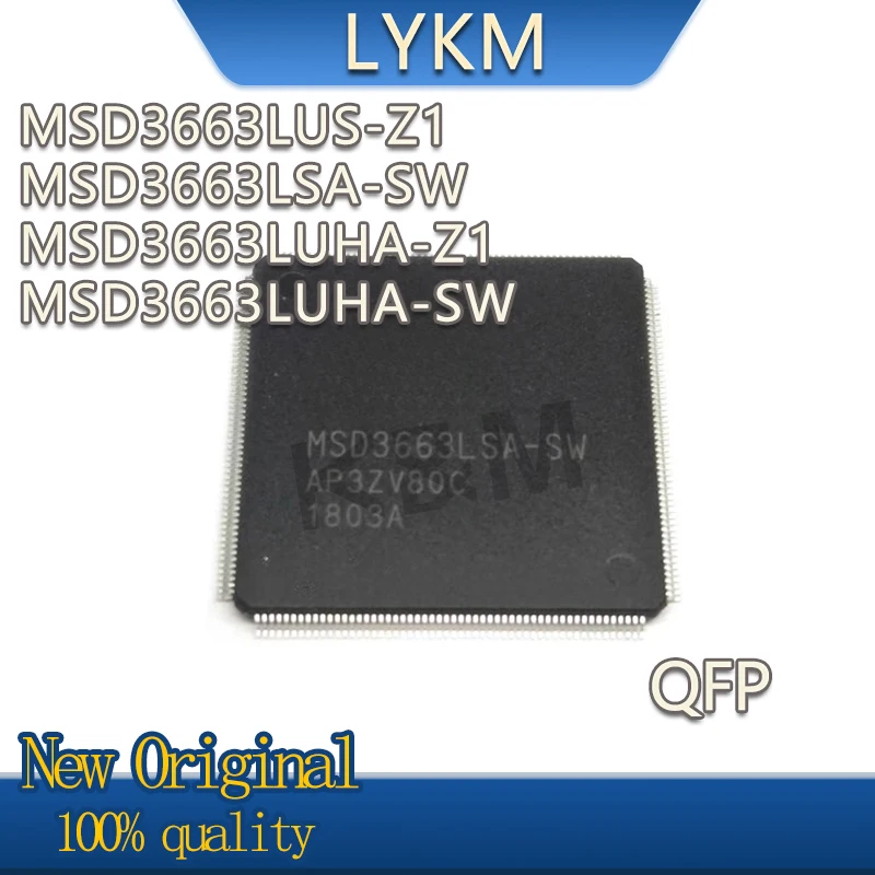 Qfp液晶チップ,新品,オリジナル,MSD3663LUS-Z1, MSD3663LSA-SW, MSD3663LUHA-Z1, MSD3663LUHA-SW,,1個