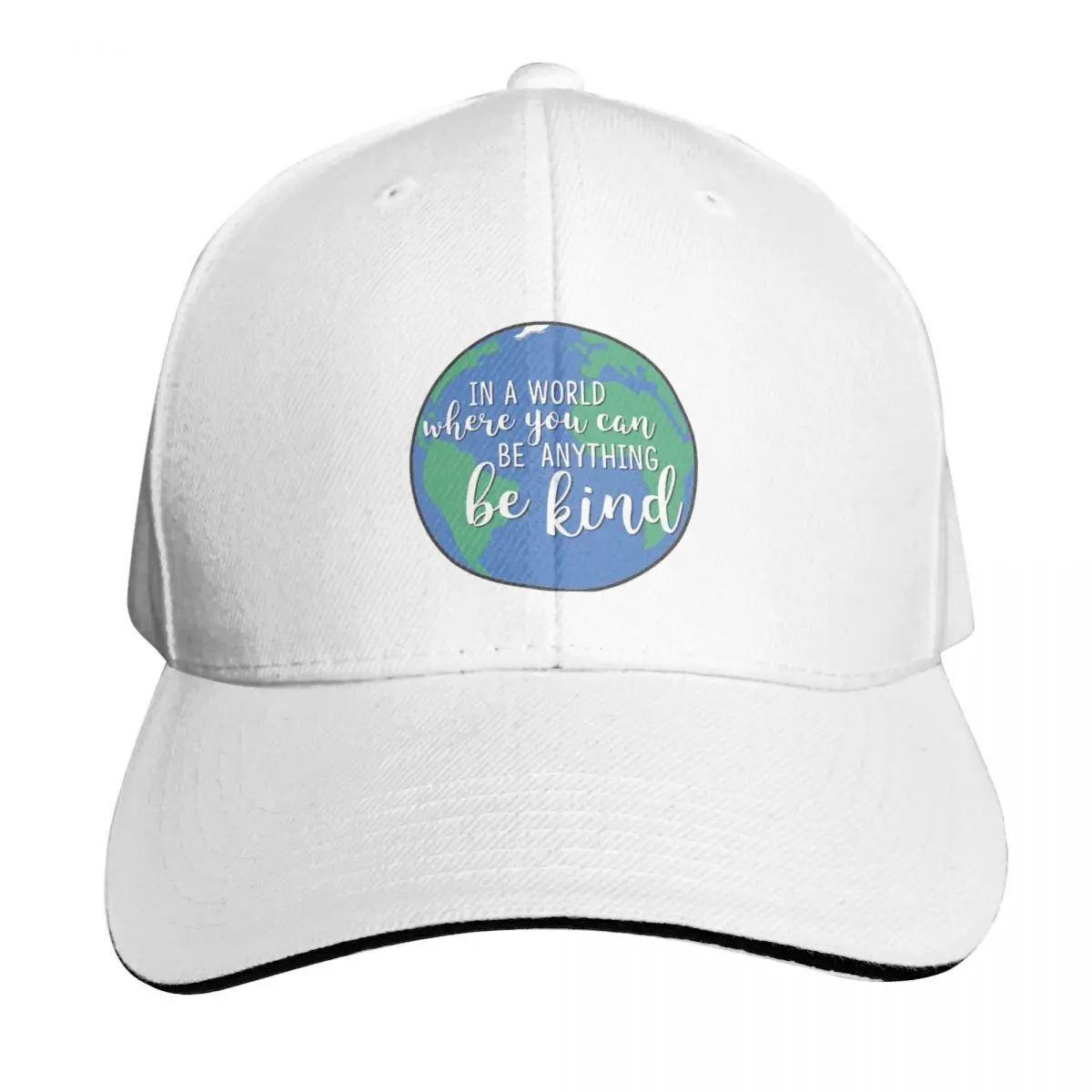 En un mundo donde puedes ser cualquier cosa, Be Kind Summer For Men A Baseball Cap Hat