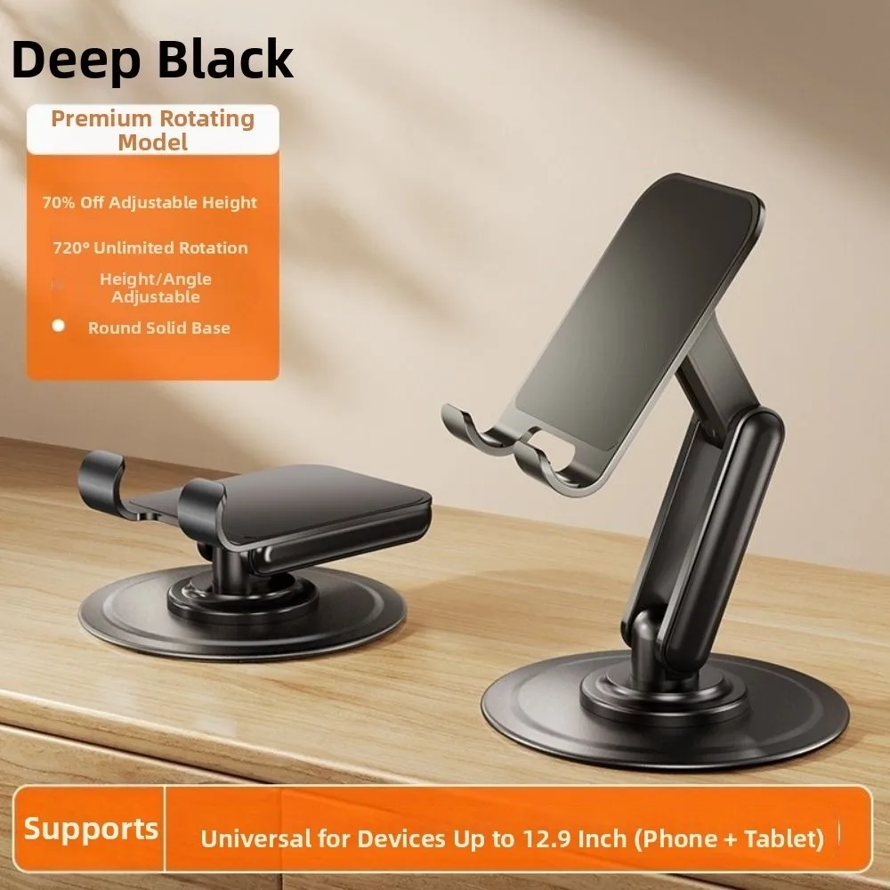 360 Degree Adjustable Folding Desk Phone Stand Rotating Portable Mobile Phone Holder Holder Mount Foldable Tablet Holder