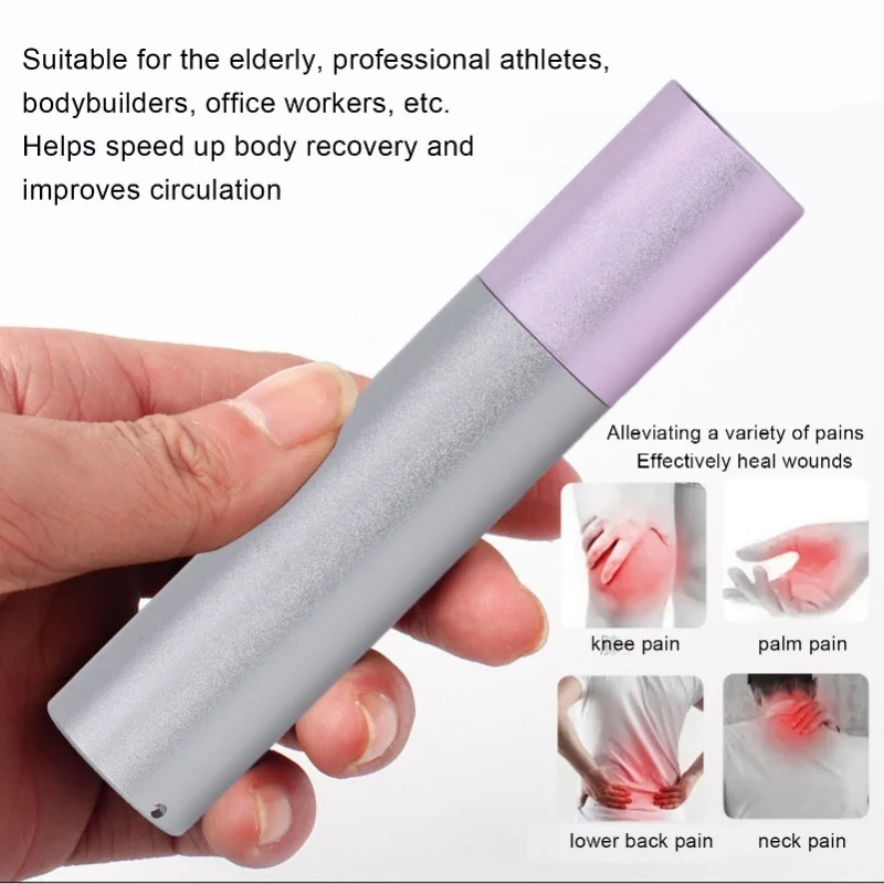 ไฟฉายแสงอินฟราเรดใกล้เคียง 630 660 850 นาโนเมตร ฝาครอบสีม่วง ไฟ LED สีแดง อุปกรณ์ไฟฉาย