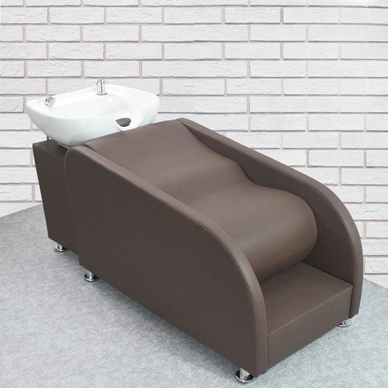 

Half lying hair salon dedicated simple shampoo bed, hair salon, hair salon, flushing bed, half lying shampoo bed, manufacturer d