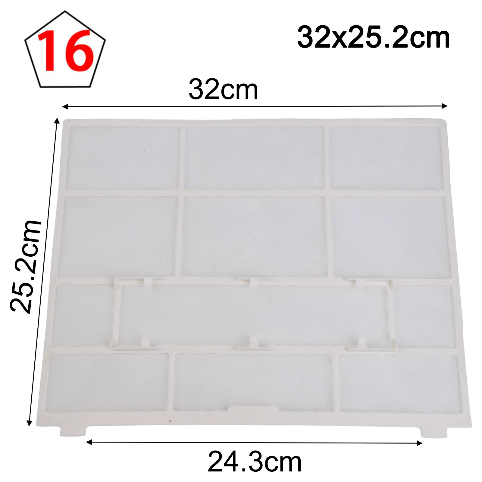 As Shown In The Picture Dust Screen Protection Hanging Air Conditioner Sturdy Plastic Material Four Style Options