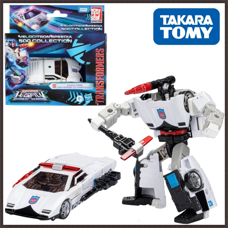 

In Stock Takara Tomy Transformers G Series Legend Speed Race 500 D Class suppressing Figure Model Anime Action Robot Car Gift